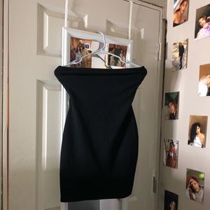 Mini dress with open diamond back